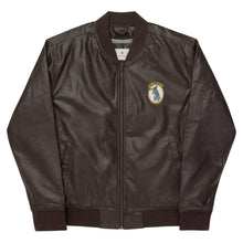 Load image into Gallery viewer, Leather Bomber Jacket